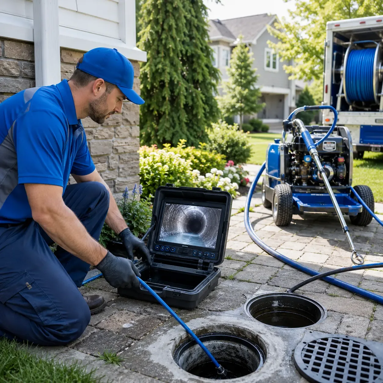 Outdoor drain cleaning professionals serving East Otto, NY